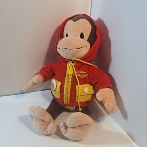 CURIOUS GEORGE * Plush Stuffed Animal 19" Tall - Jacket